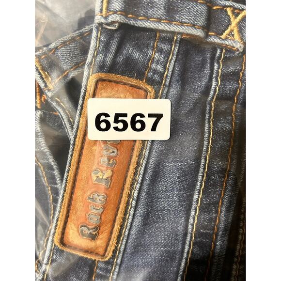 Rock Revival Jeans Women’s 28 Jessica Skinny Fit Blue Denim - Picture 10 of 10